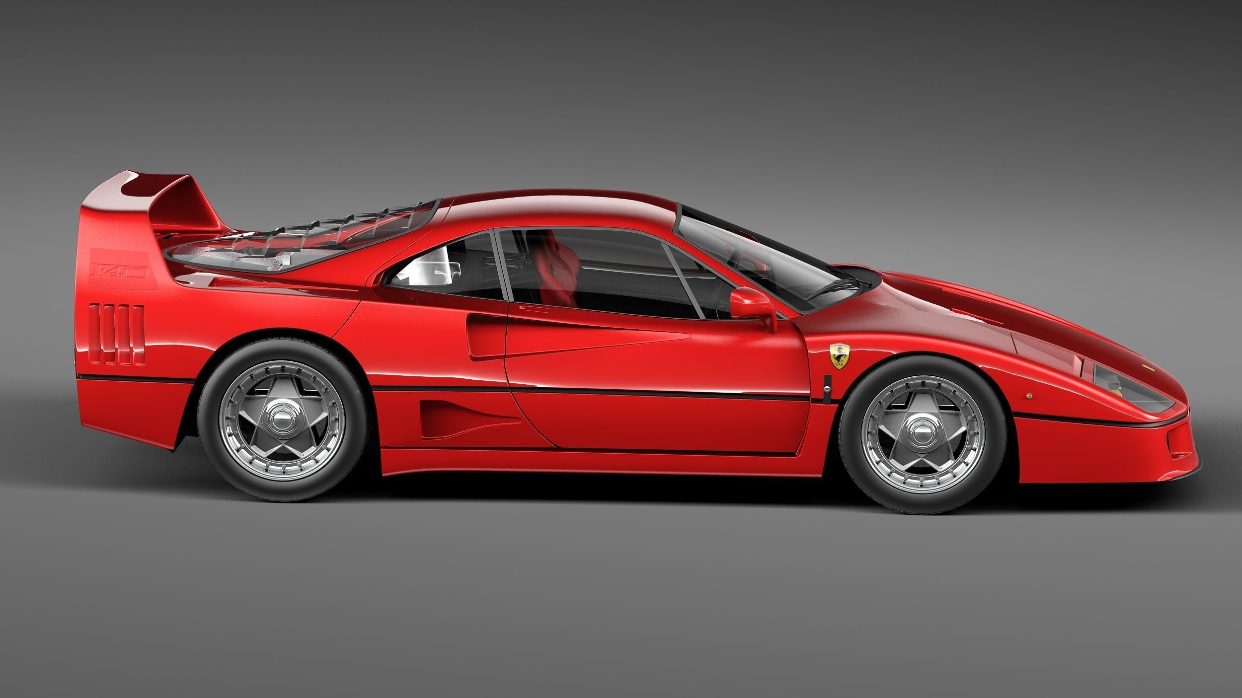 Ferrari F40 1987-1992 3D model_6
