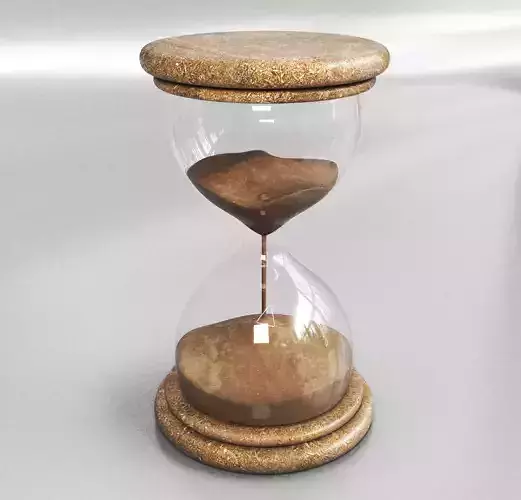 Hourglass 04 Low-poly 3D model