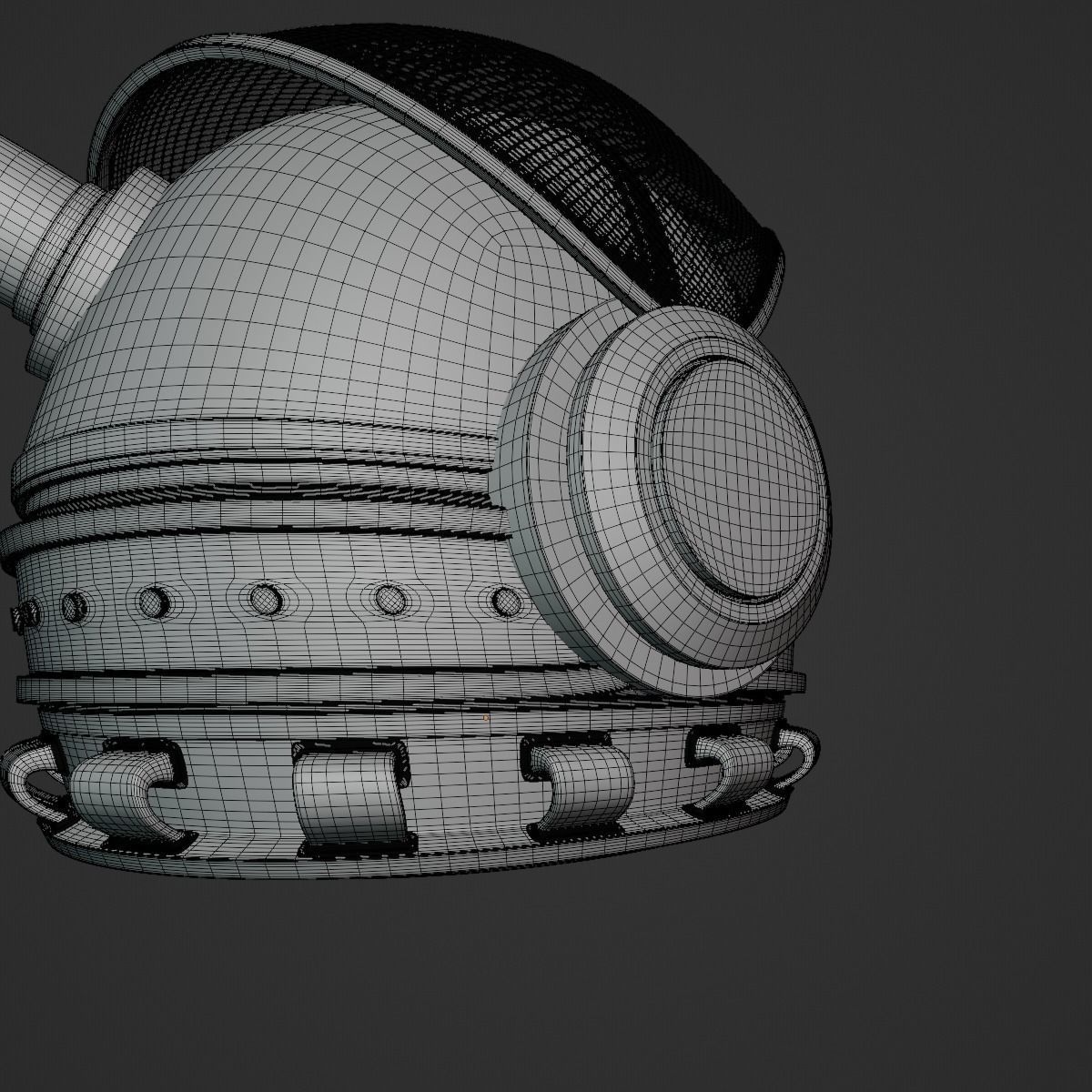 Space Helmet 3D model_10