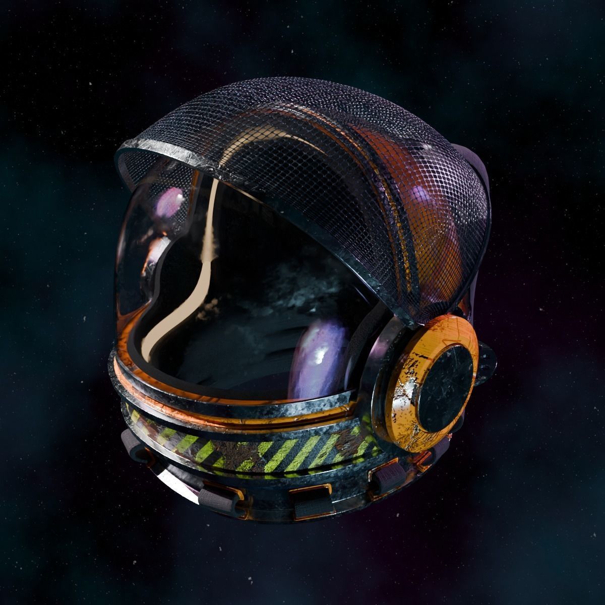 Space Helmet 3D model_1