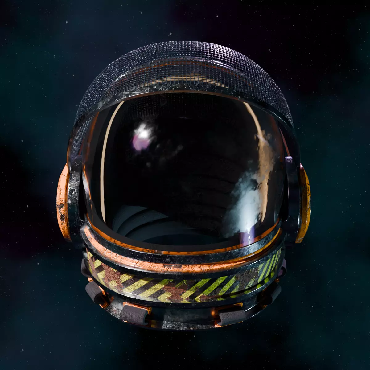 Space Helmet 3D model_0