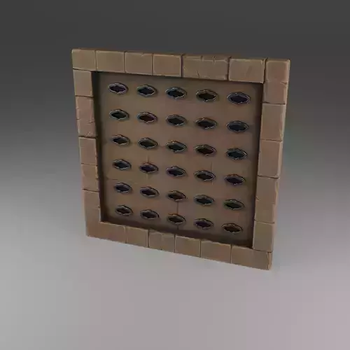 Arrow Wall Trap Low-poly 3D model
