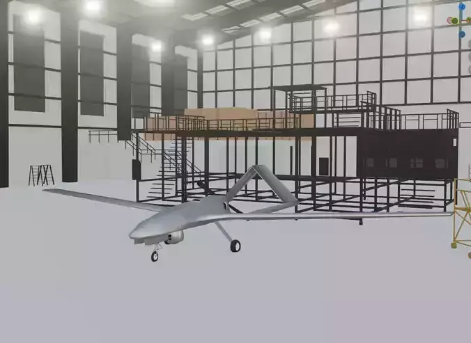 BAYRAKTAR TB2 3D Model 3D print model