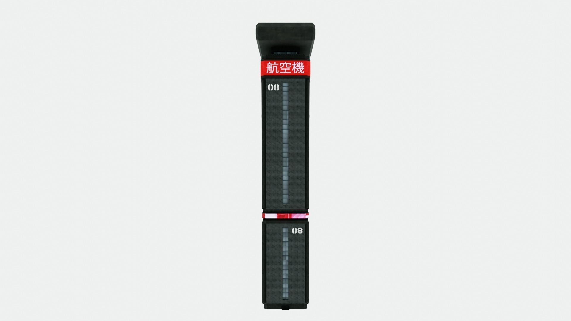 SciFi Cyberpunk Building 08 Low-poly 3D model_3