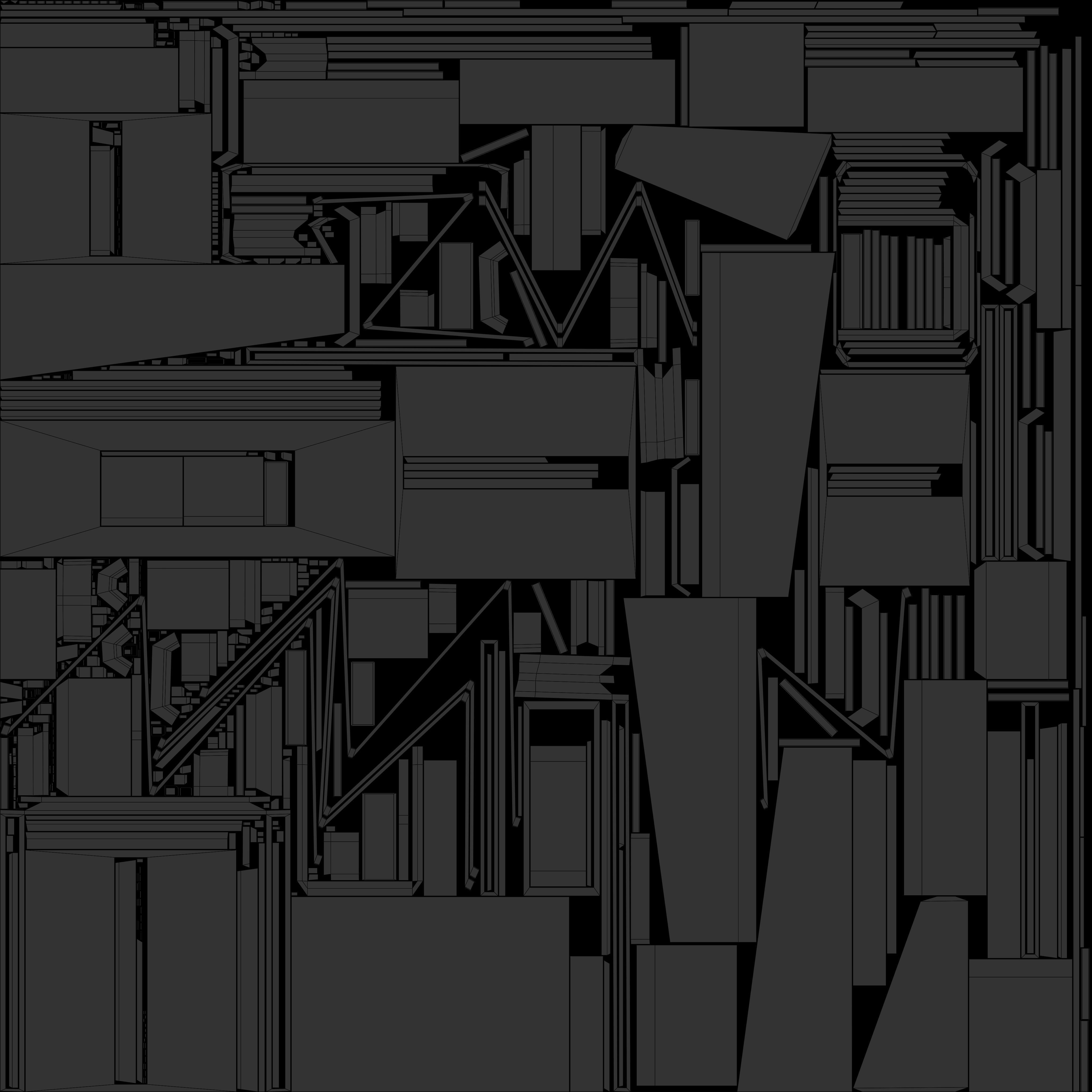 SciFi Cyberpunk Building 08 Low-poly 3D model_15