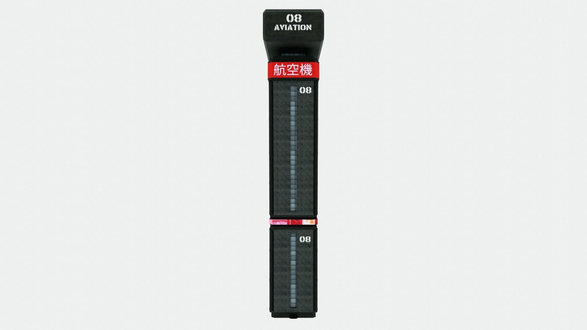 SciFi Cyberpunk Building 08 Low-poly 3D model_6