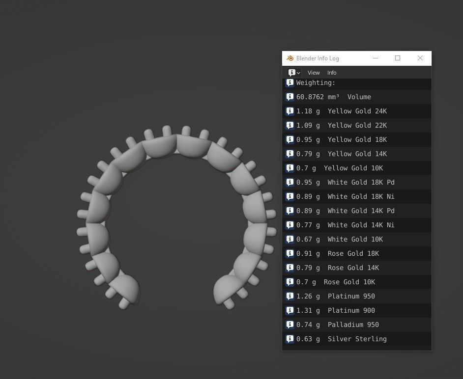 Gems ear cuff 3D print model_3