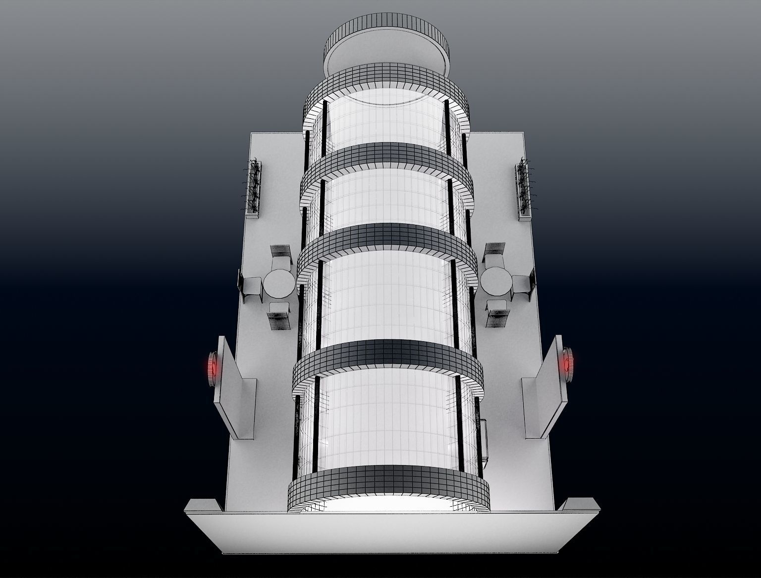 Booth Exhibition Stand a245 3D model_9