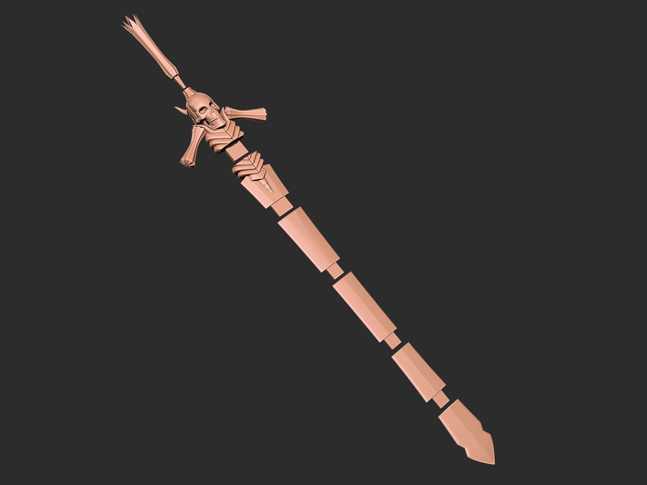 Devil May Cry Rebellion Sword 3D print model_8