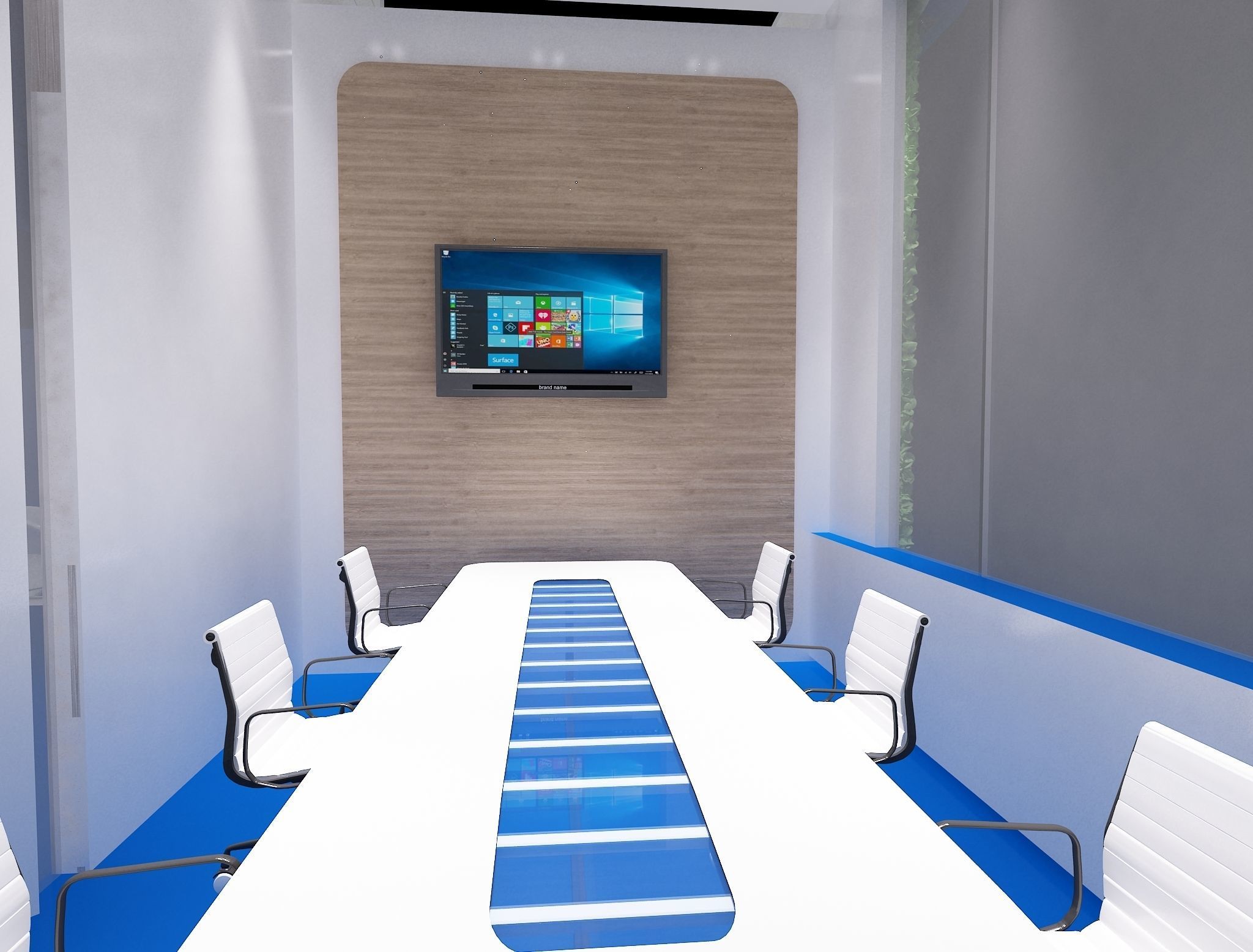 Booth Exhibition Stand a241a 3D model_4