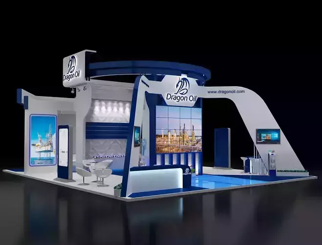 Booth Exhibition Stand a241a 3D model