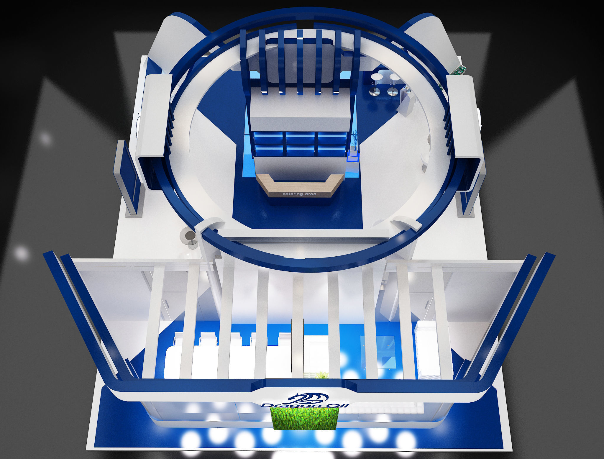 Booth Exhibition Stand a241a 3D model_14