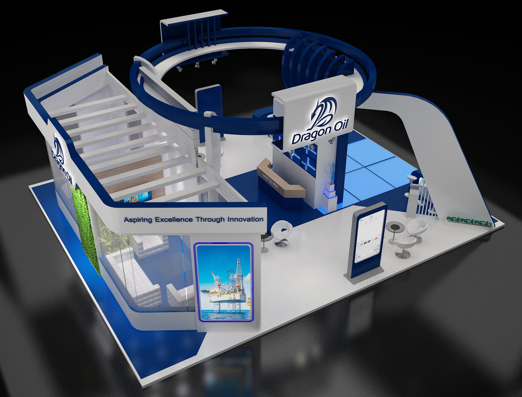 Booth Exhibition Stand a241a 3D model_18