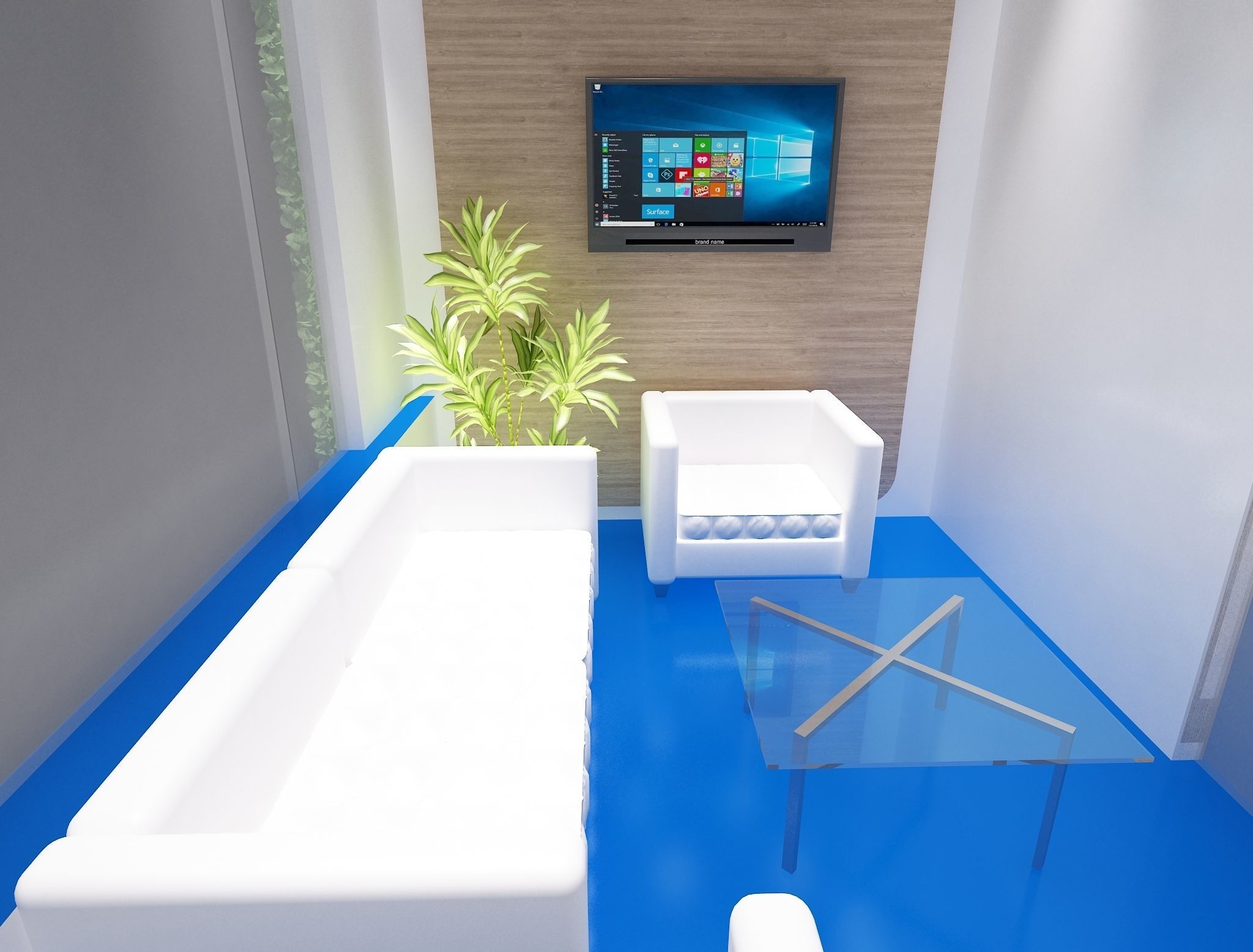 Booth Exhibition Stand a241a 3D model_6