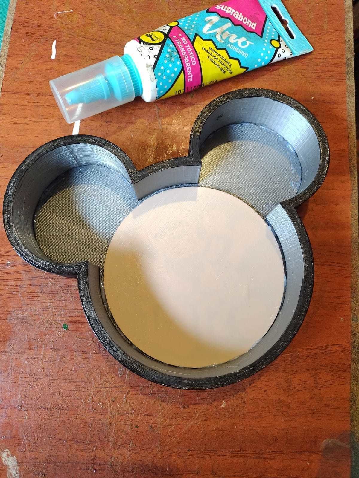 Mickey Mouse and Santa Litho Lamp and Christmas stickers  3D print model_3