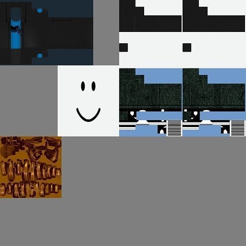 Bacon Base Roblox Character  Free 3D model