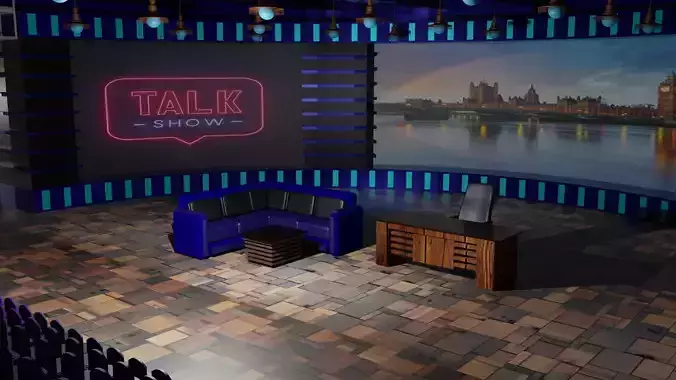 Talk Show TV Studio
