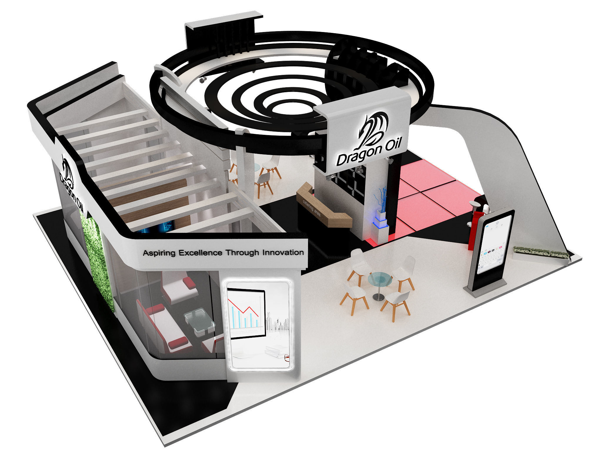 Booth Exhibition Stand a241c  3D model_32