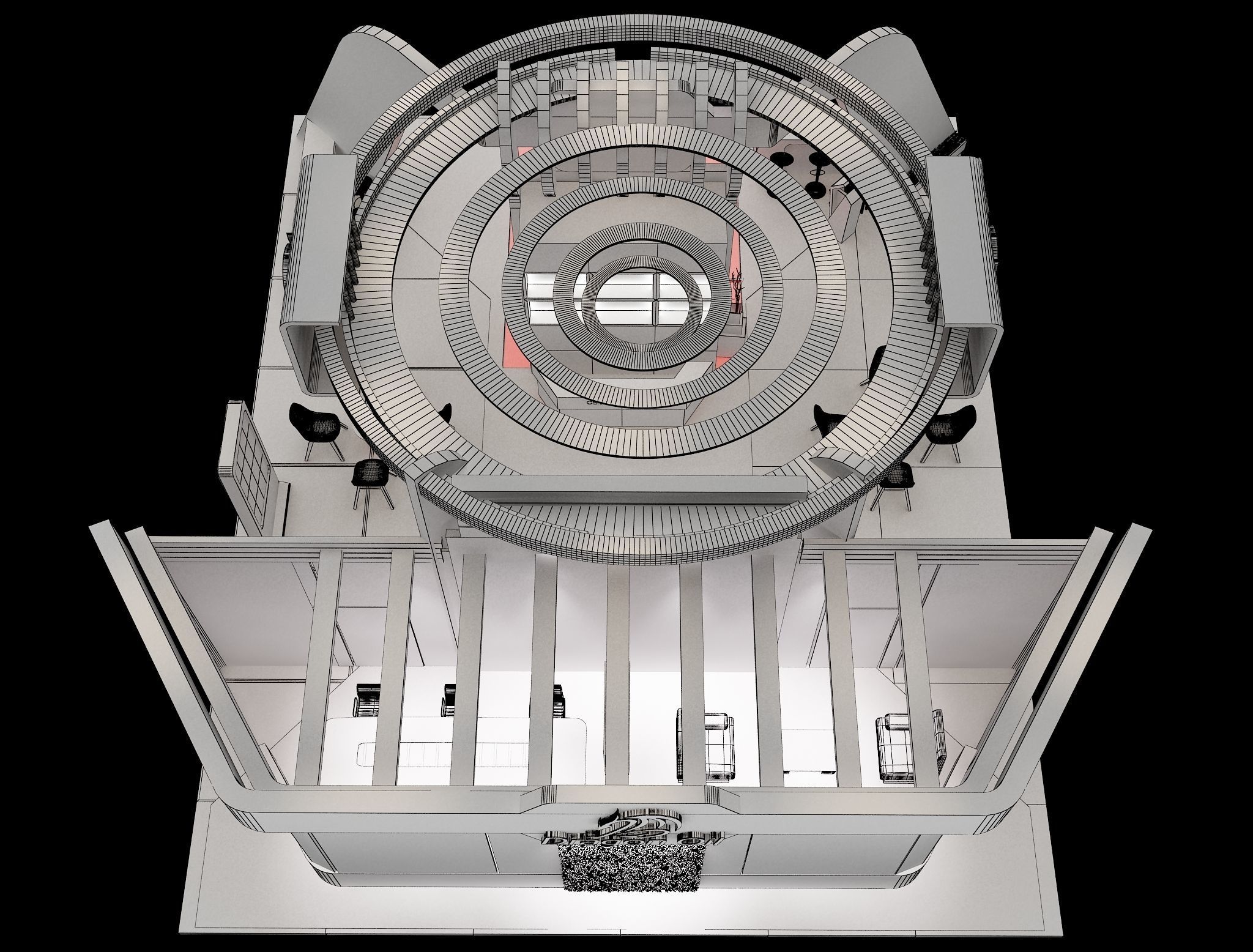 Booth Exhibition Stand a241c  3D model_26