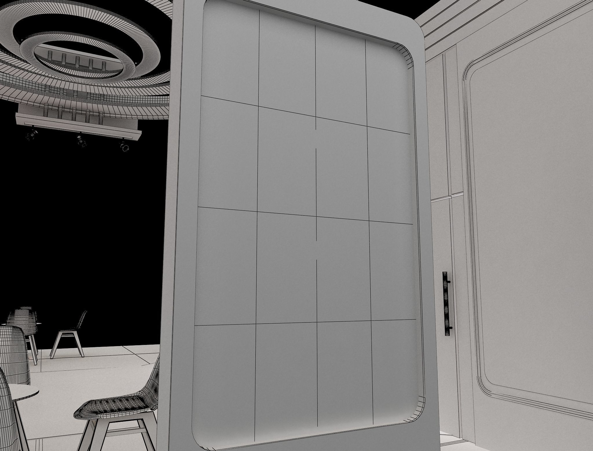 Booth Exhibition Stand a241c  3D model_37