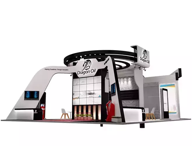 Booth Exhibition Stand a241c  3D model