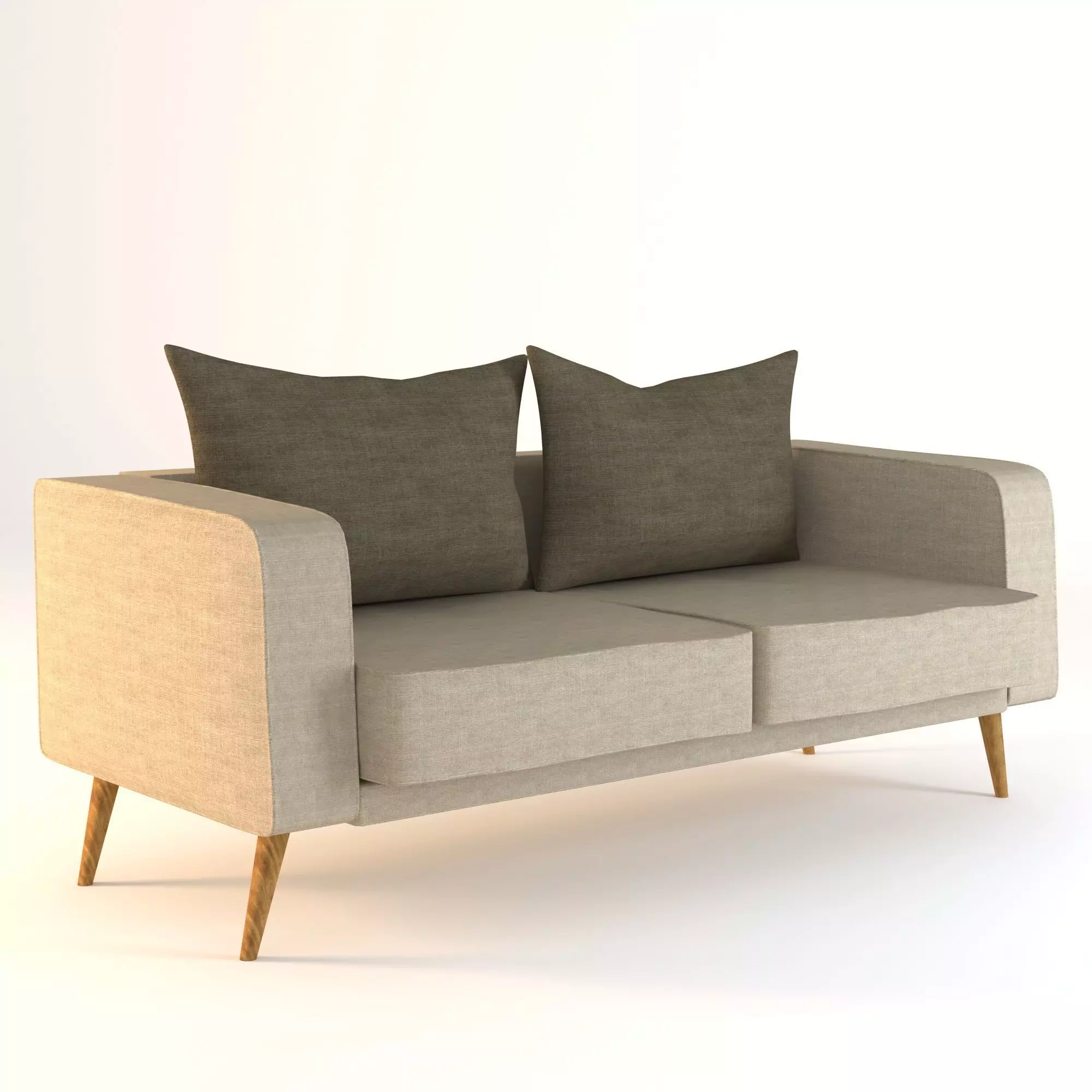 S sofa 1 3D model_0