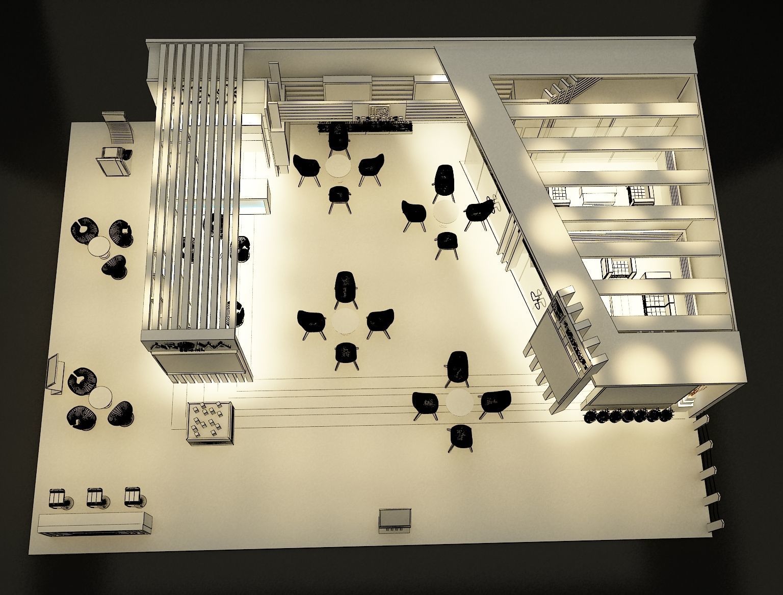 Booth Exhibition Stand a242  3D model_13