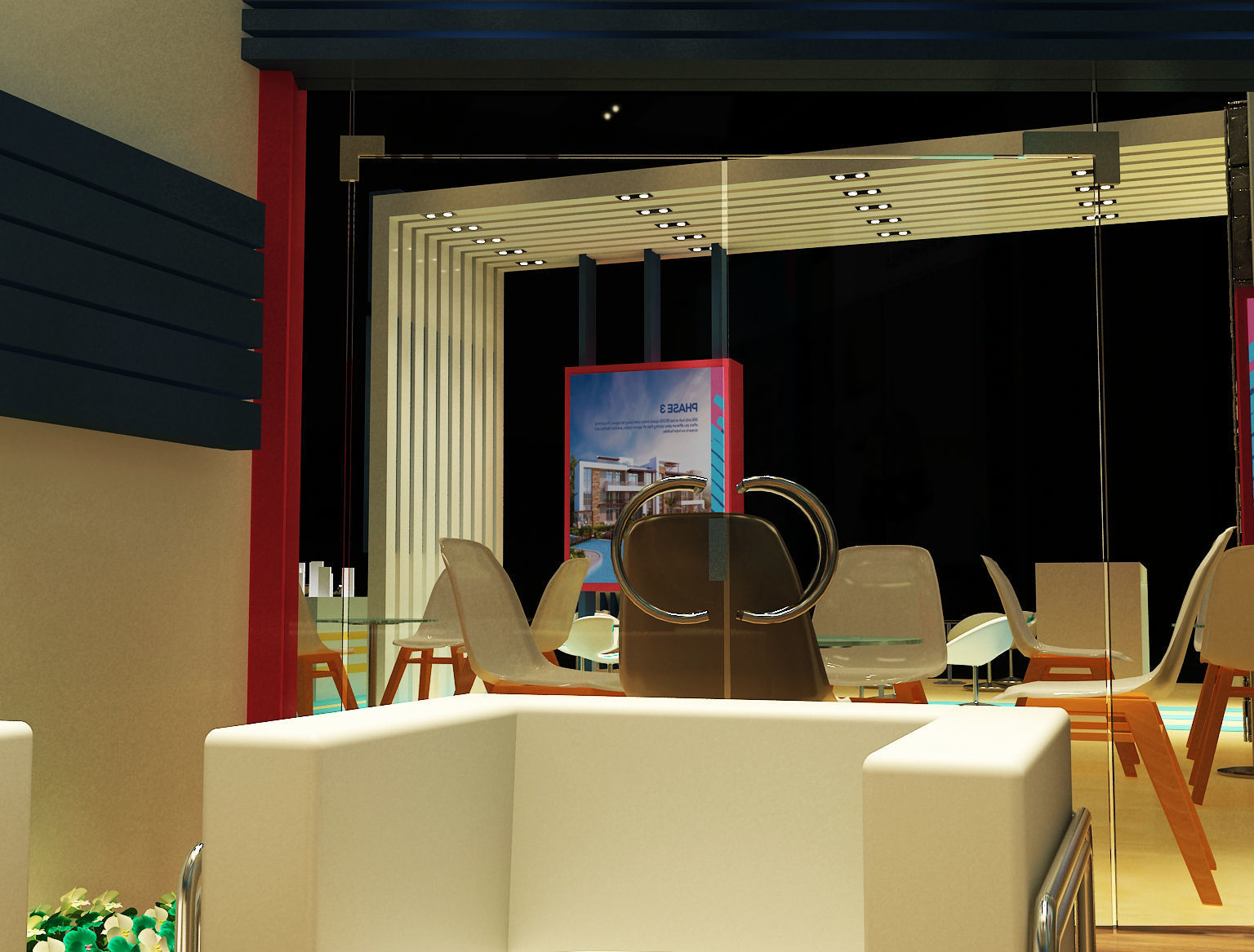 Booth Exhibition Stand a242  3D model_36
