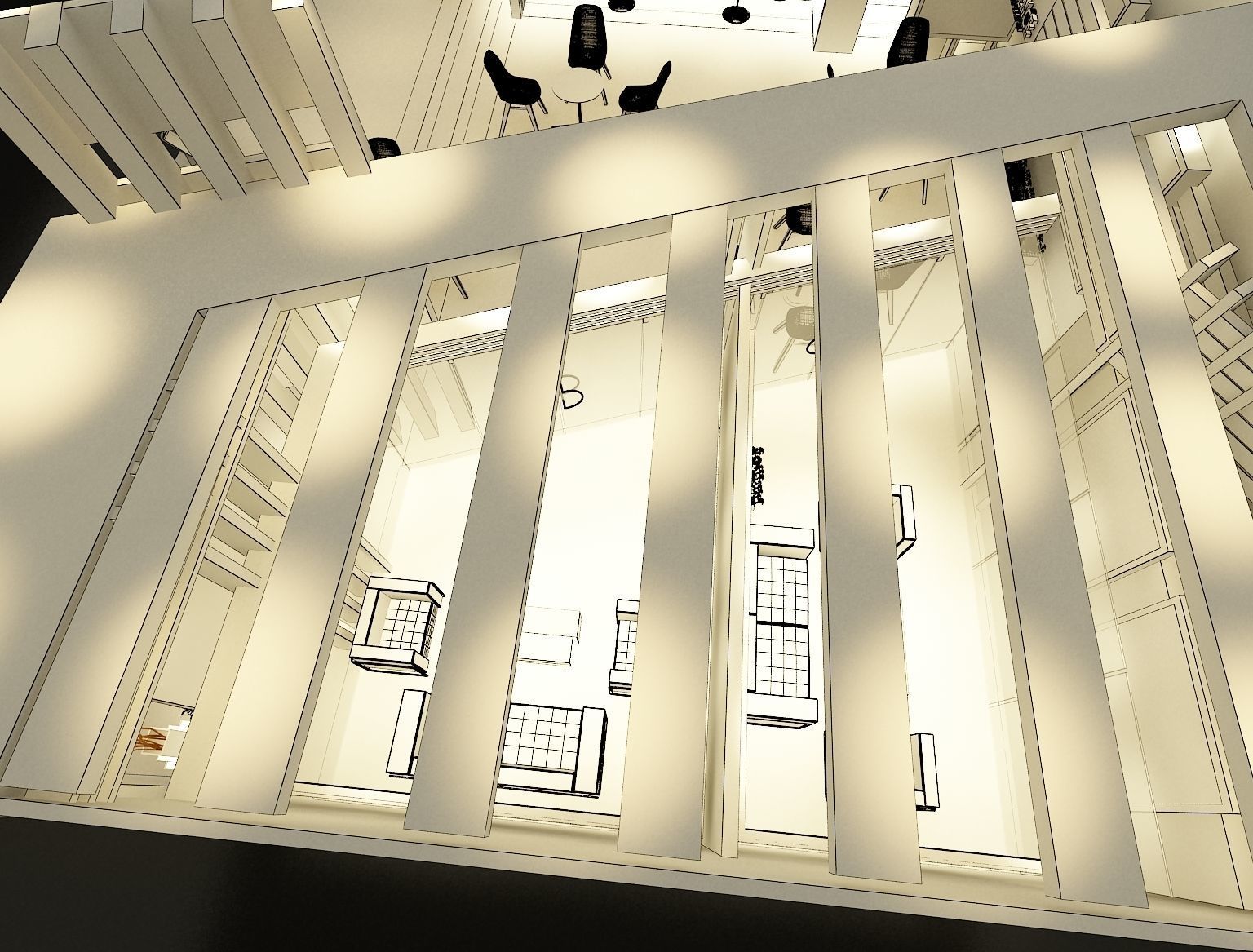 Booth Exhibition Stand a242  3D model_5