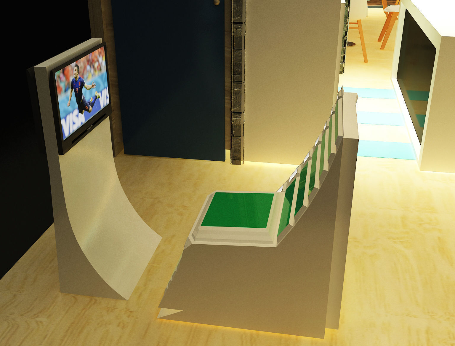 Booth Exhibition Stand a242  3D model_20