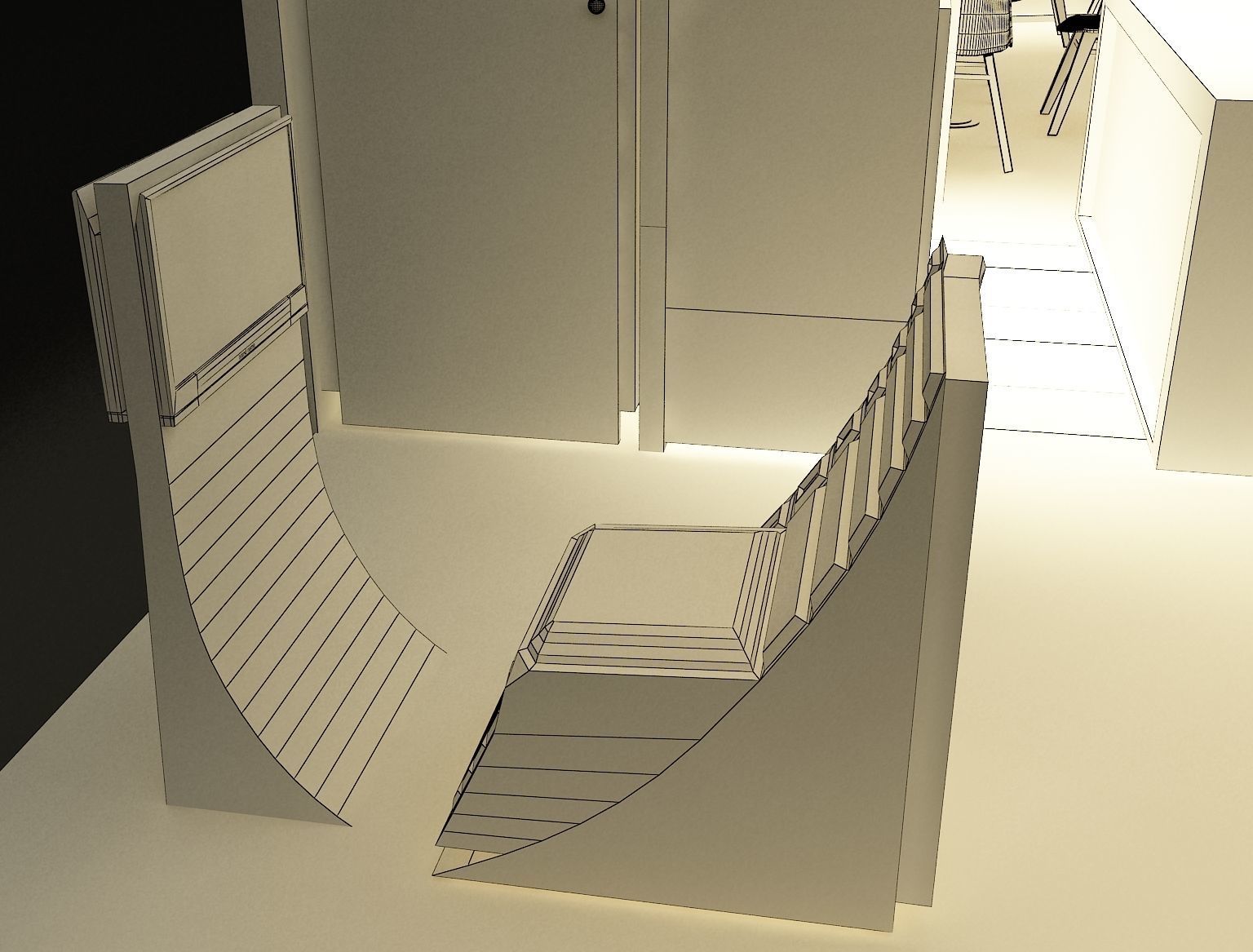 Booth Exhibition Stand a242  3D model_21