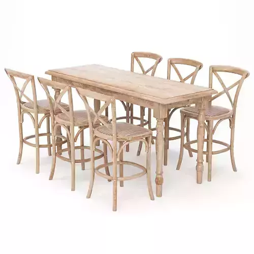 Bar Table and Stool Sets 06