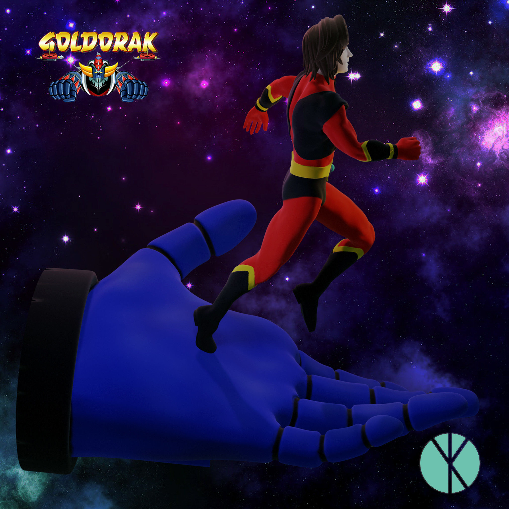 Actarus - Grendizer 3D print model_1