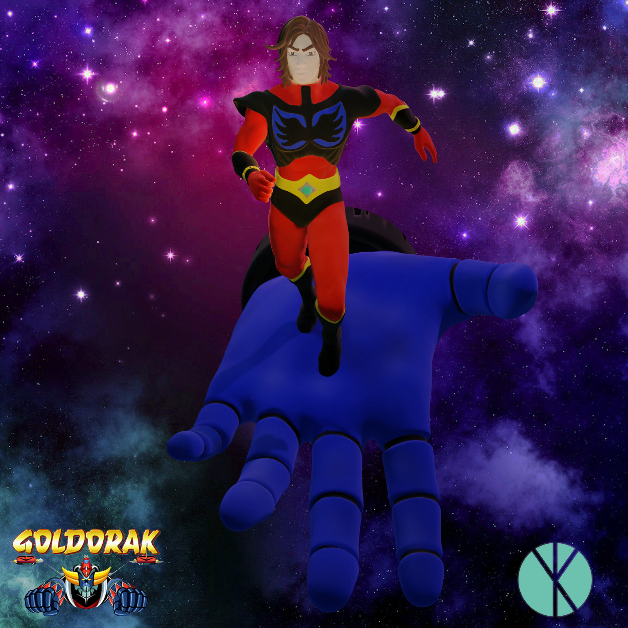 Actarus - Grendizer 3D print model_2