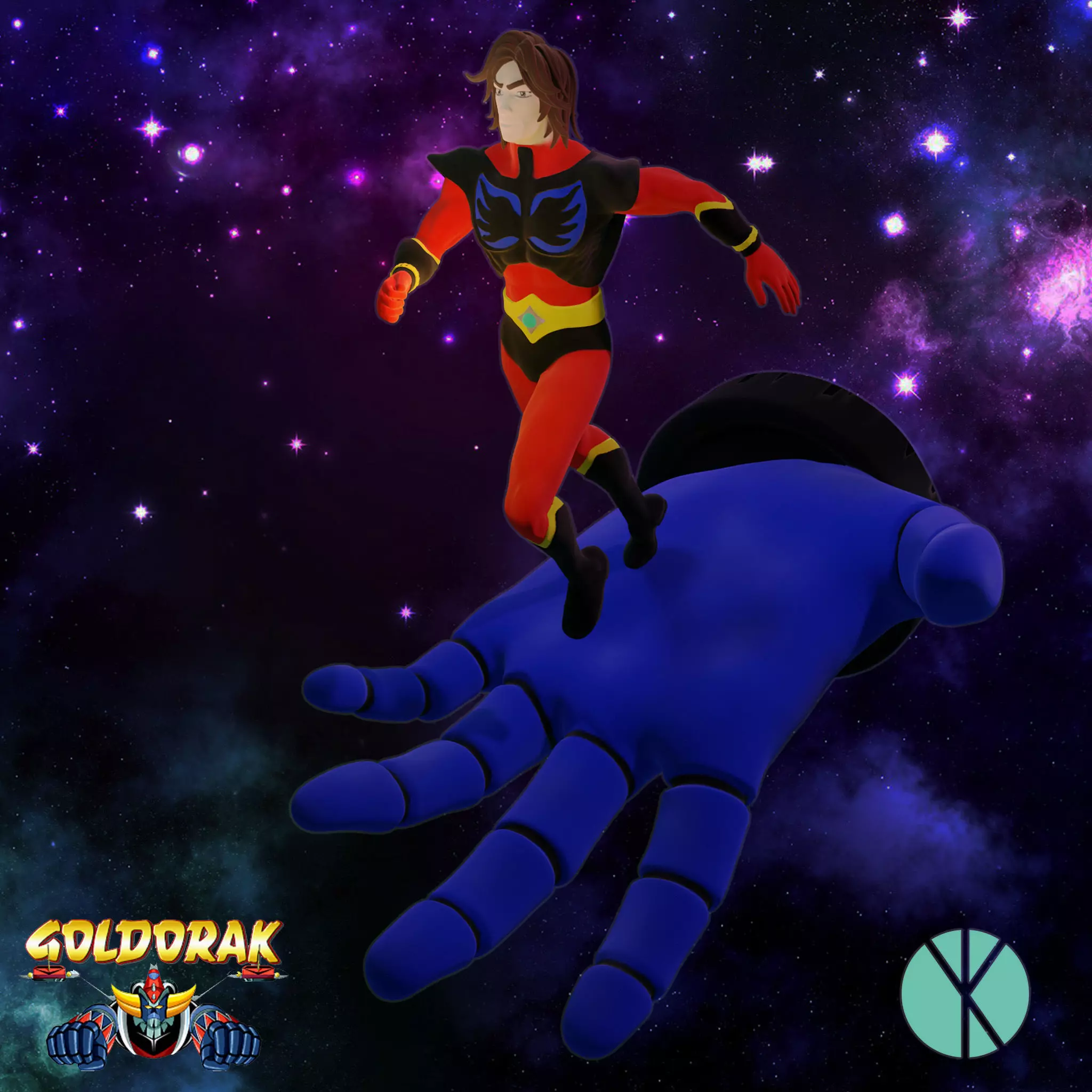 Actarus - Grendizer 3D print model_0