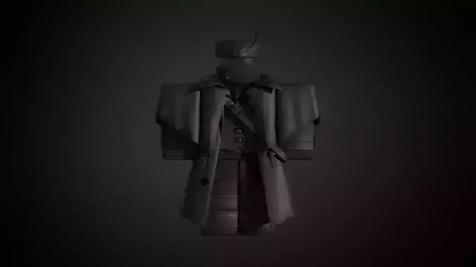 Roblox r6 vampire hunter armor model Low-poly 3D model