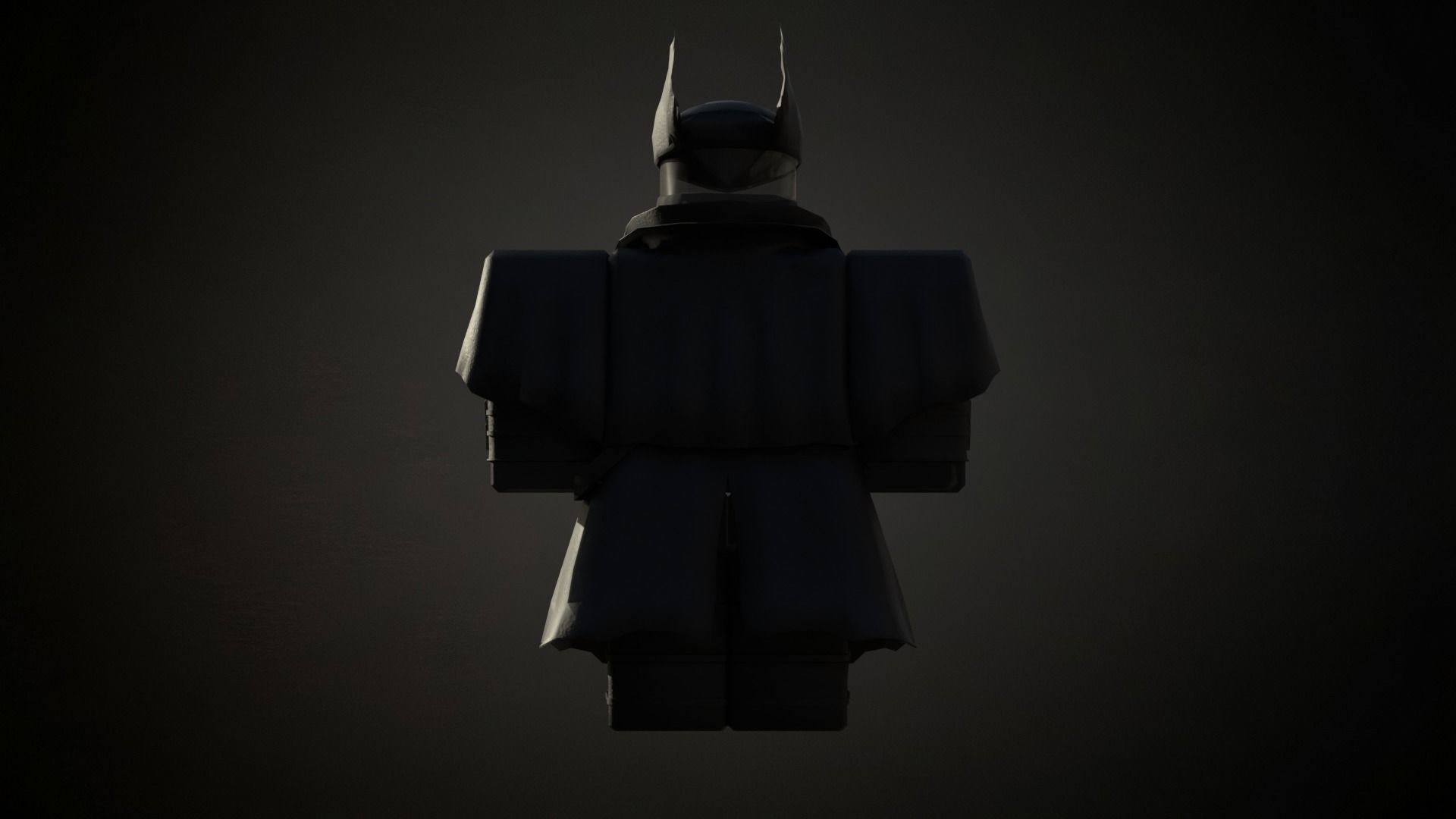 Roblox r6 vampire hunter armor model Low-poly 3D model_5