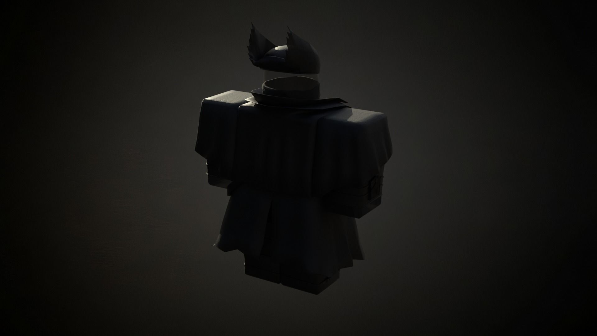 Roblox r6 vampire hunter armor model Low-poly 3D model_6