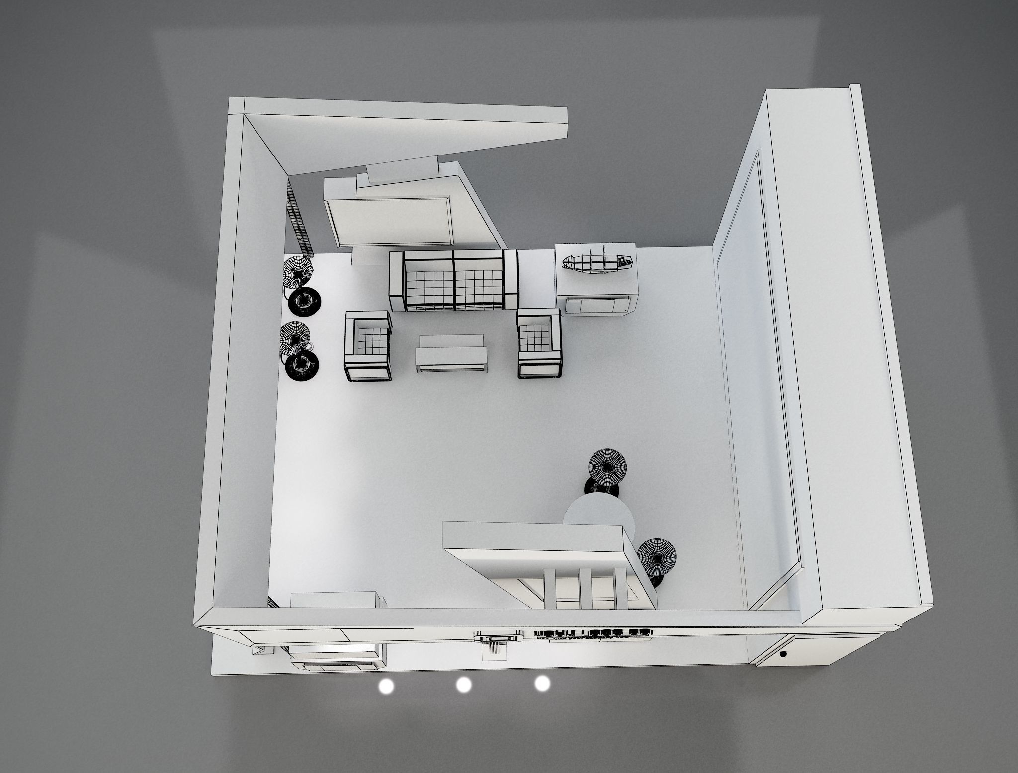 Booth Exhibition Stand a261 3D model_15