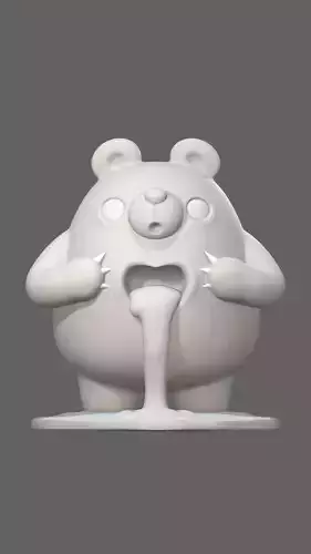 Bear with honey heart