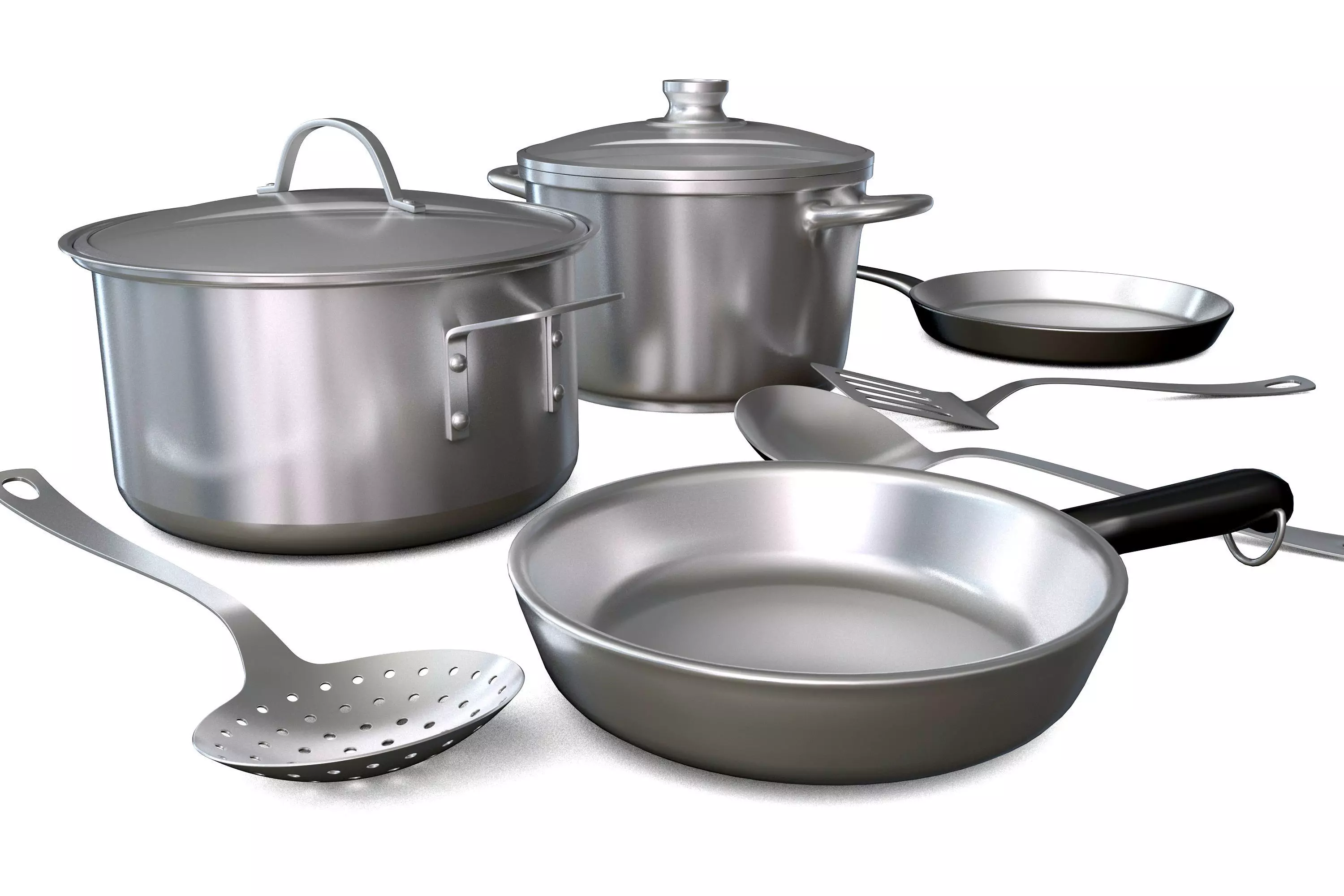 Cookware Set 3D model_0