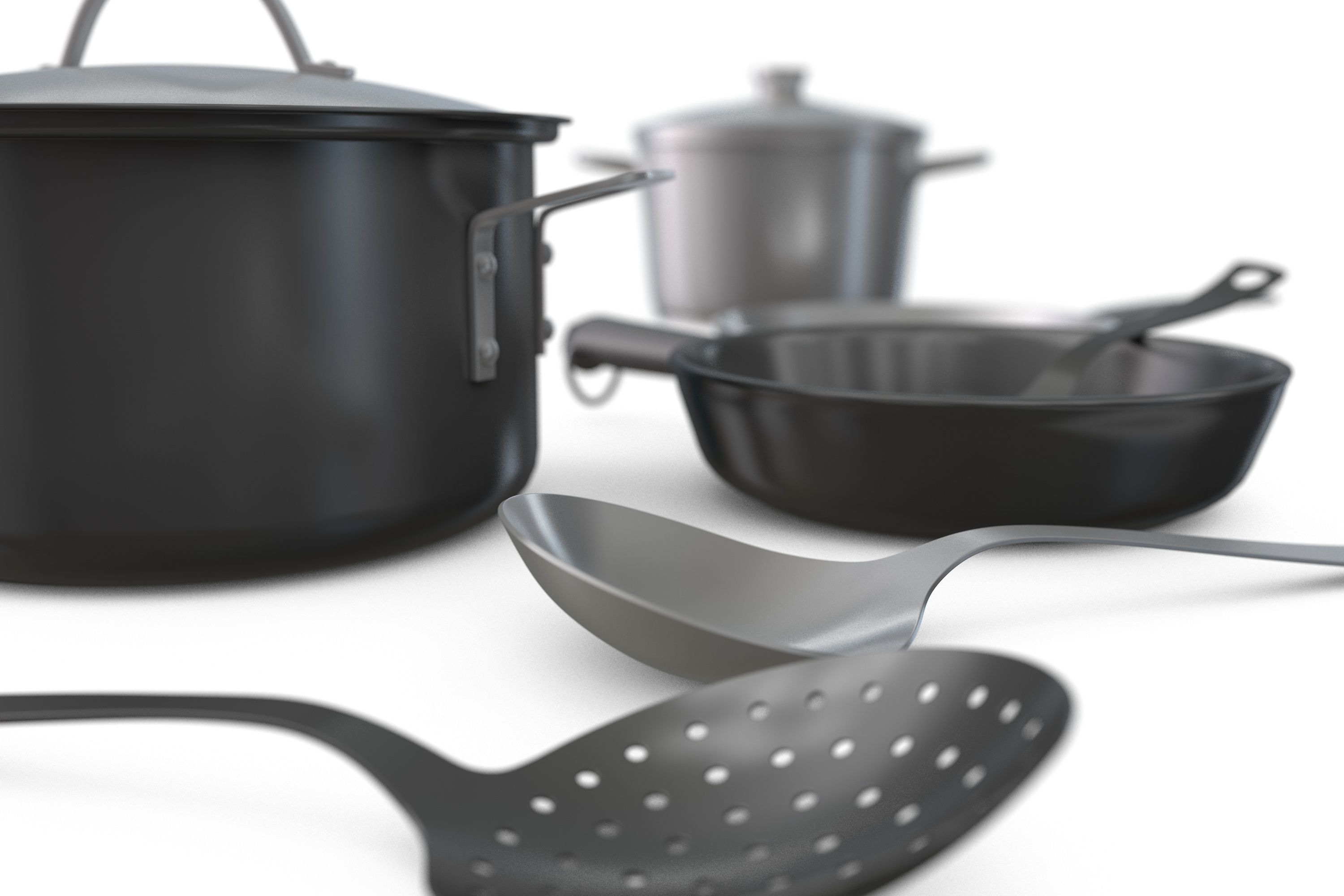 Cookware Set 3D model_4
