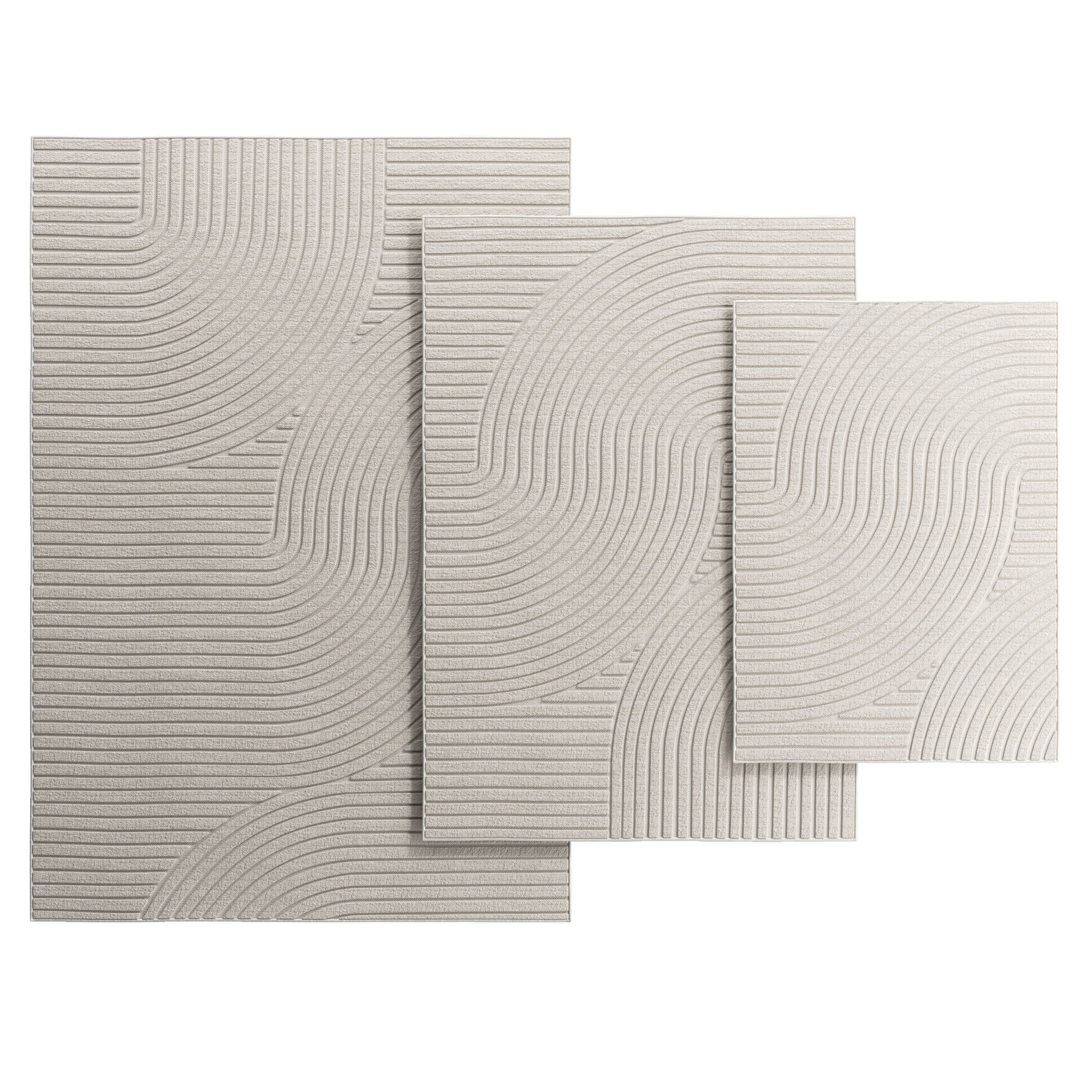 Benuta Mars carpet 3D model_4