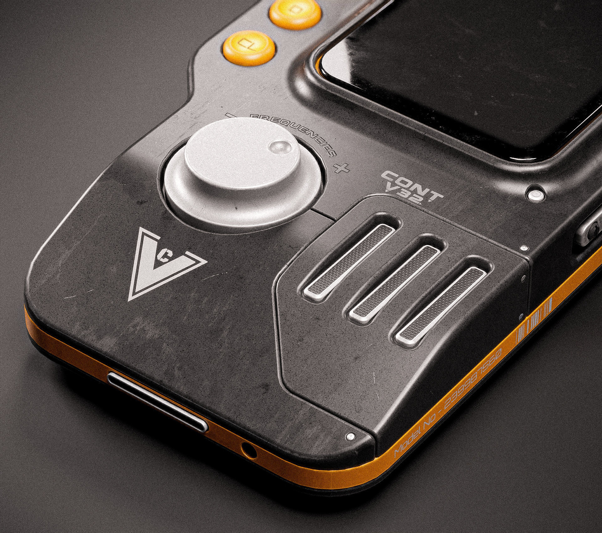 Sci-fi Controller V32 PBR Low-poly 3D model_6