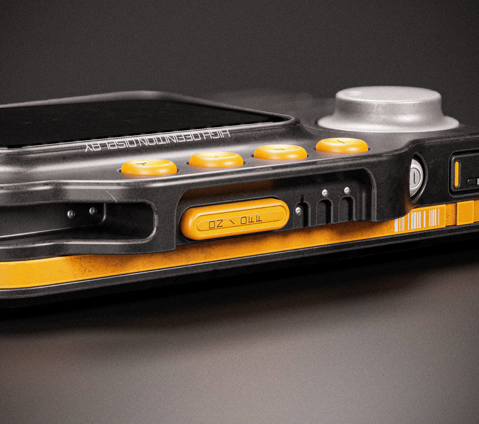 Sci-fi Controller V32 PBR Low-poly 3D model_10