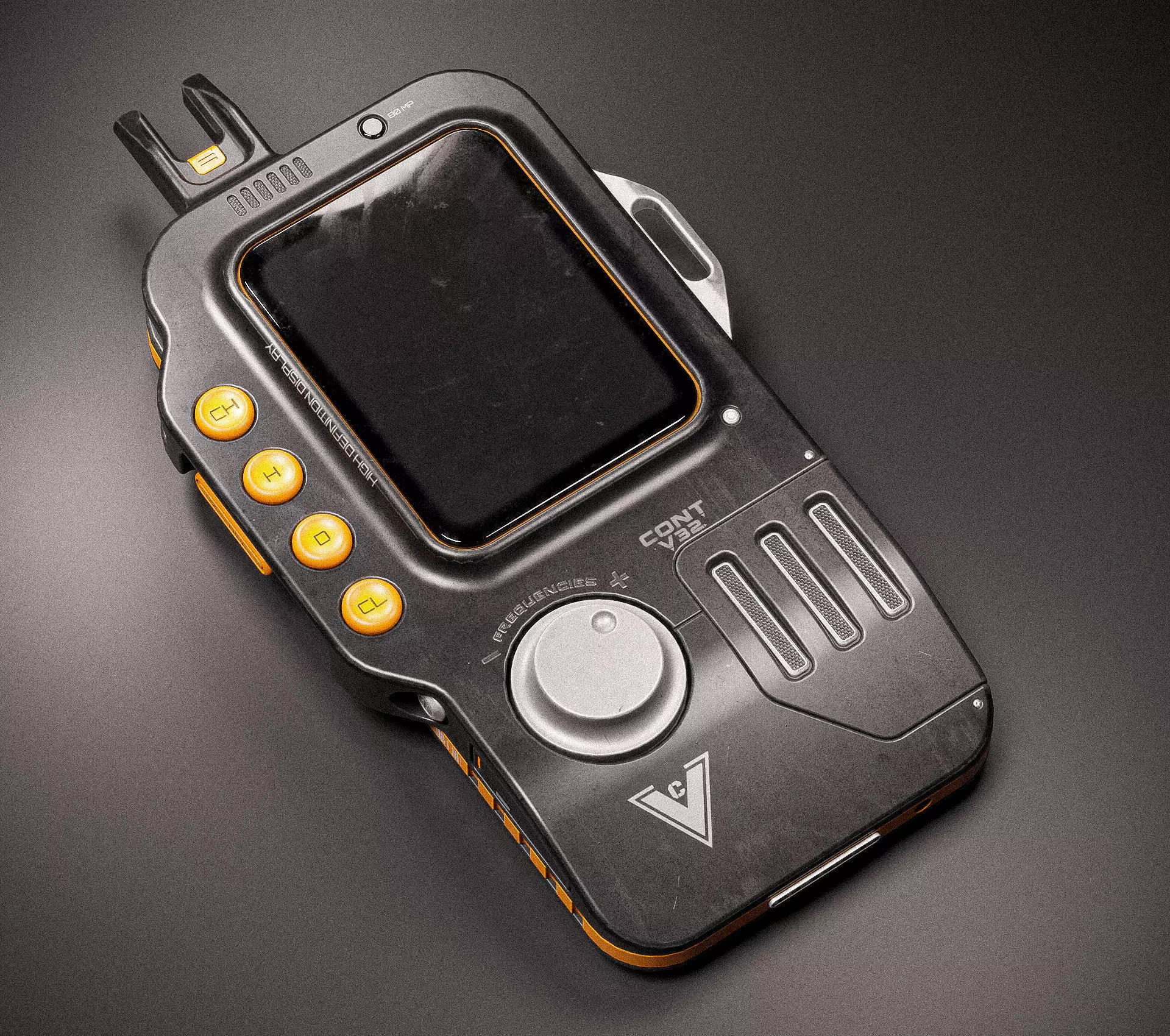 Sci-fi Controller V32 PBR Low-poly 3D model_0