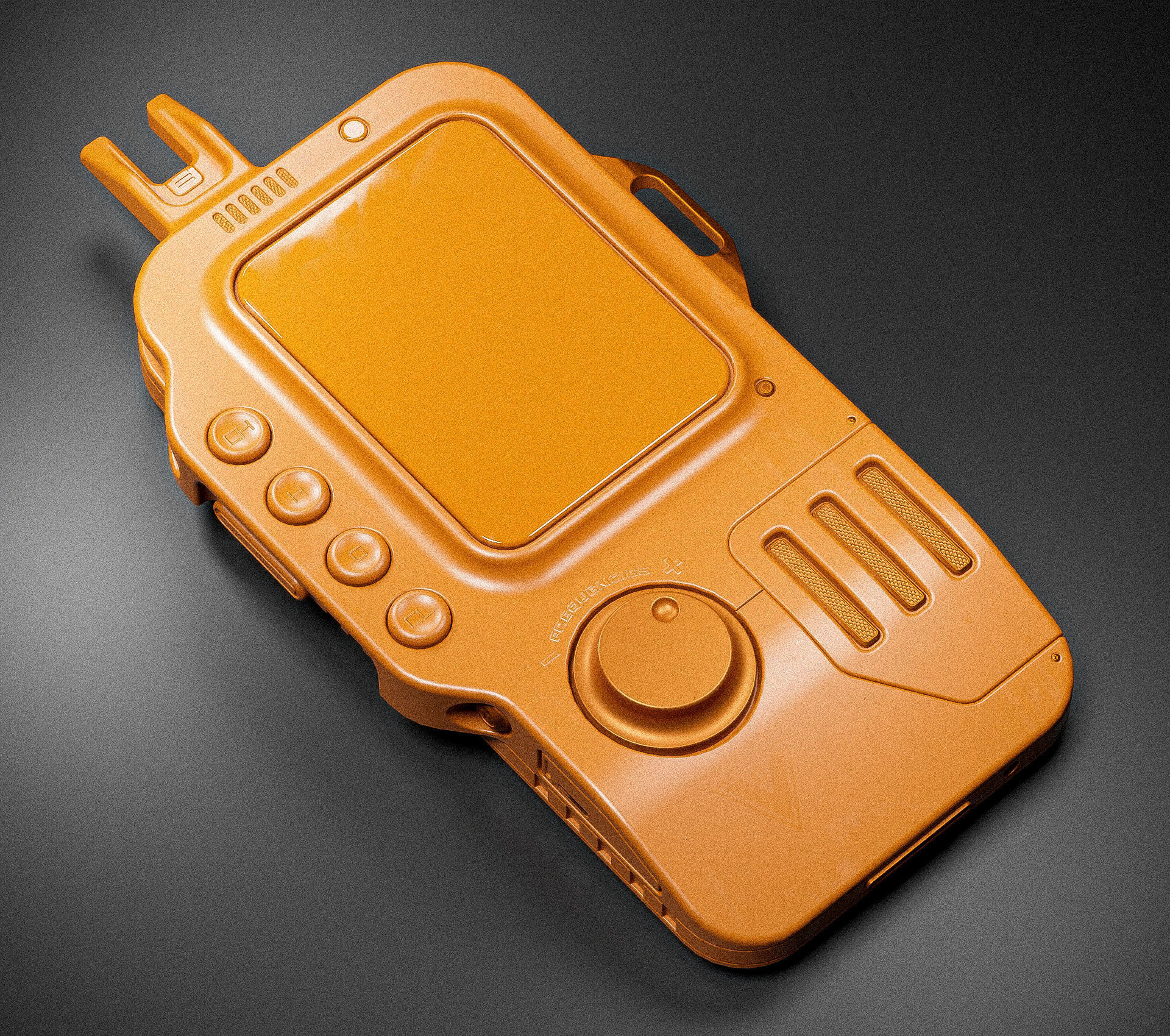 Sci-fi Controller V32 PBR Low-poly 3D model_14