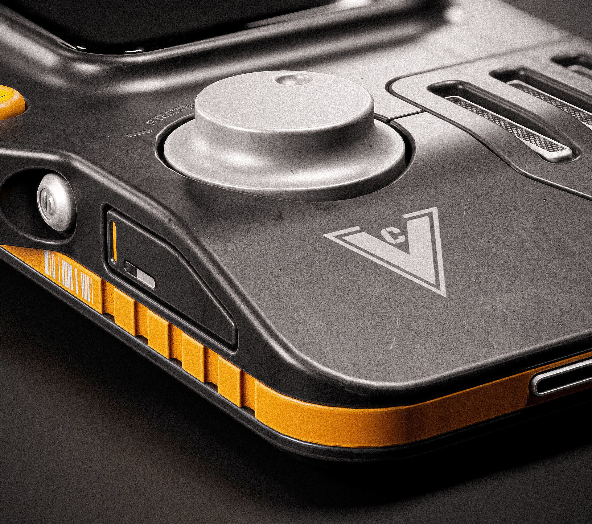 Sci-fi Controller V32 PBR Low-poly 3D model_7