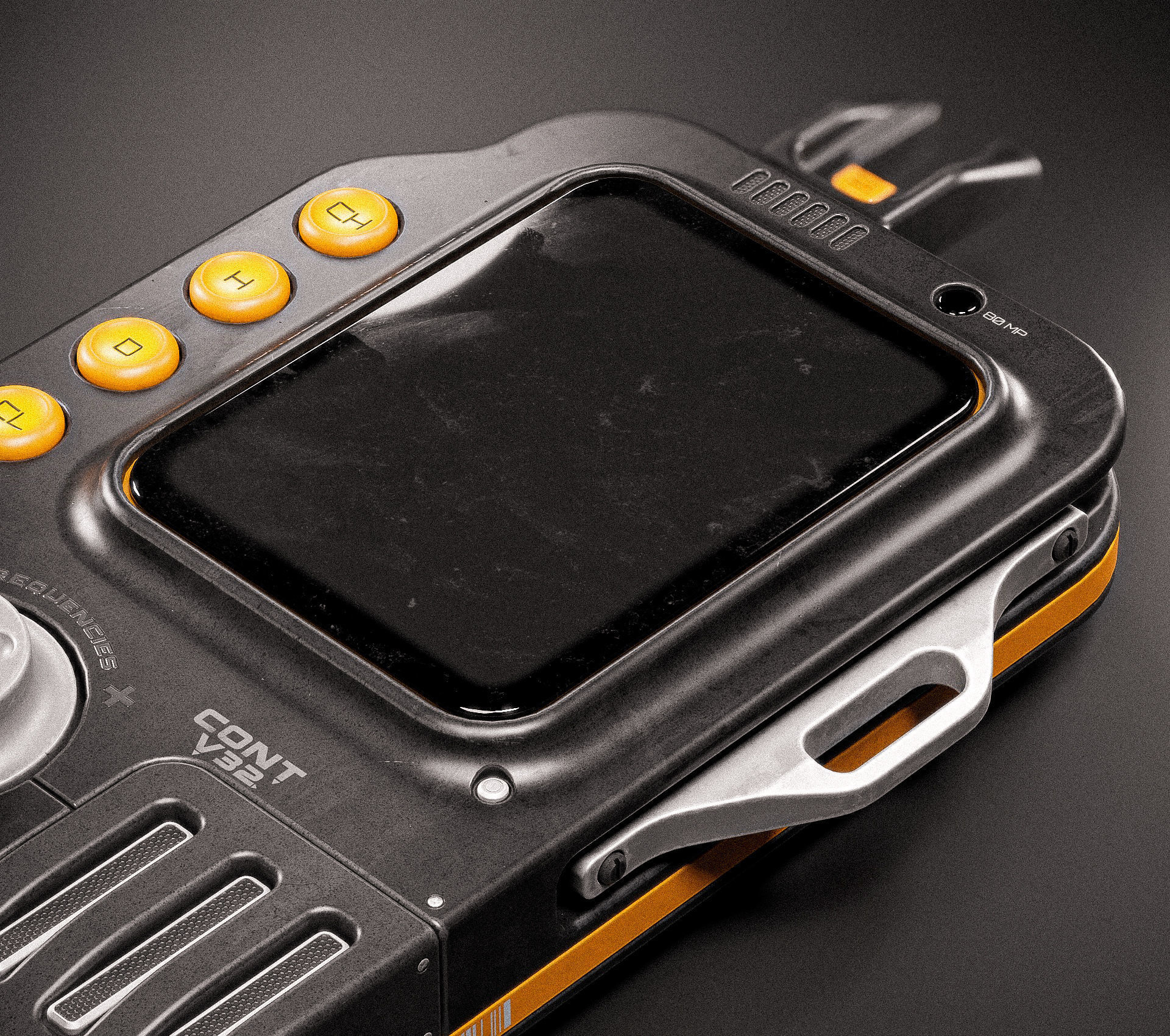 Sci-fi Controller V32 PBR Low-poly 3D model_8