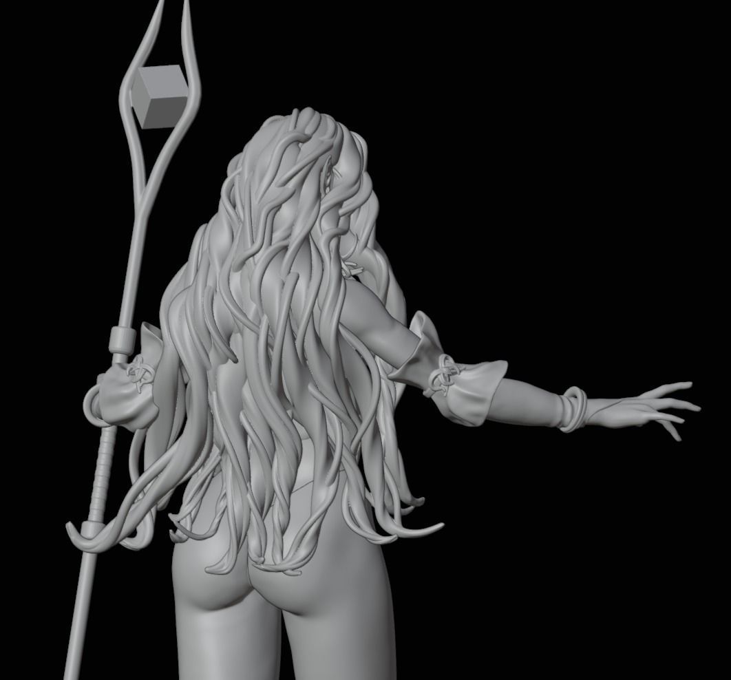 Elf Mage - ORIGINAL - 1TO10 STL FILE 3D PRINT MODEL 3D print model_23